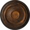 Ekena Millwork Traditional Ceiling Medallion (Fits Canopies up to 5 1/2"), Hand-Painted Rust, 24 3/8"OD x 1 1/2"P CM24TRRUS - alternate 1
